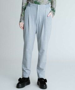 HIROKO KOSHINO / ヒロココシノ チノ・ワークパンツ | 【洗える/日本製】ストレッチデザインパンツ