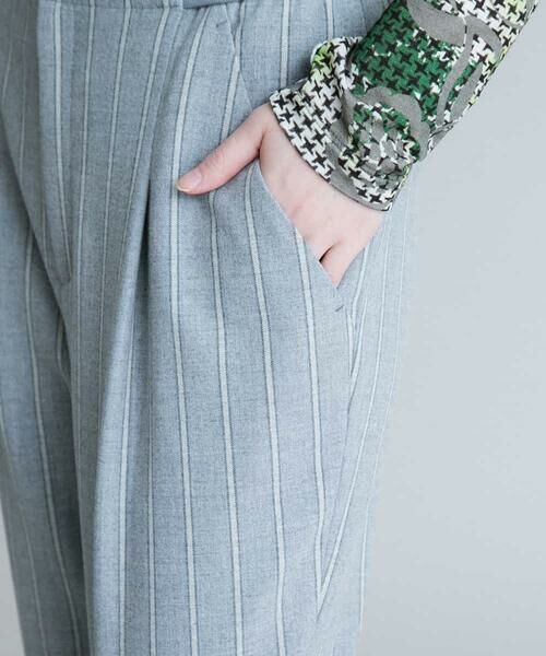 HIROKO KOSHINO / ヒロココシノ チノ・ワークパンツ | 【洗える/日本製】ストレッチデザインパンツ | 詳細5