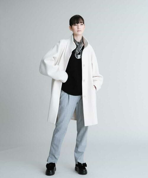 HIROKO KOSHINO / ヒロココシノ チノ・ワークパンツ | 【洗える/日本製】ストレッチデザインパンツ | 詳細8