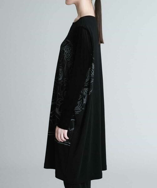 HIROKO KOSHINO / ヒロココシノ ロング・マキシ丈ワンピース | 【洗える/日本製】デザインプリントドレス | 詳細1