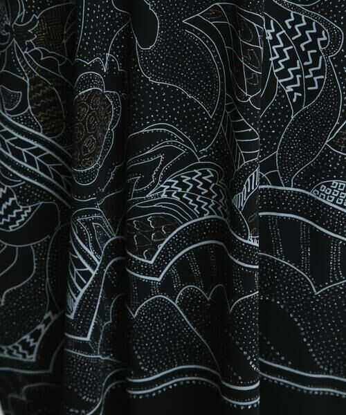 HIROKO KOSHINO / ヒロココシノ ロング・マキシ丈ワンピース | 【洗える/日本製】デザインプリントドレス | 詳細8