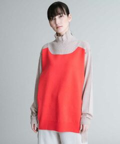 HIROKO KOSHINO / ヒロココシノ ニット・セーター | 配色ニットチュニック