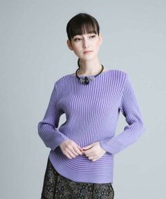 HIROKO KOSHINO / ヒロココシノ ニット・セーター | イレギュラーリブニット