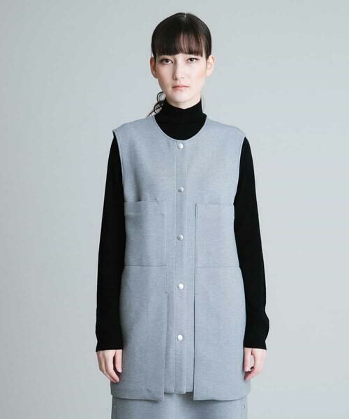 HIROKO KOSHINO / ヒロココシノ ベスト | 【洗える】ダブルエアベスト | 詳細1