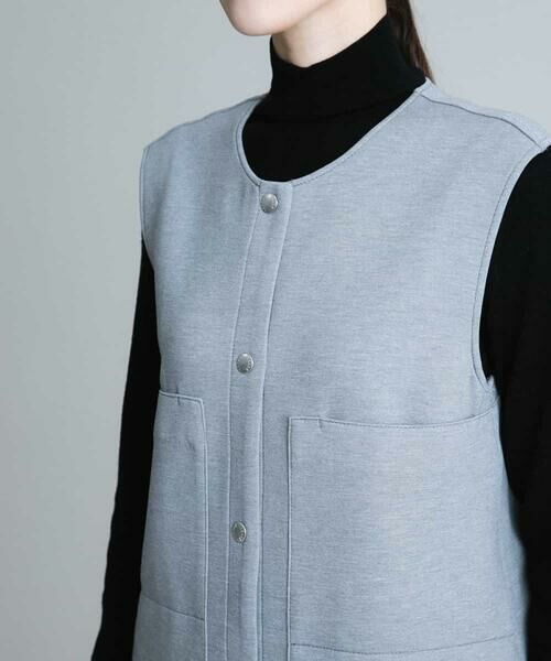 HIROKO KOSHINO / ヒロココシノ ベスト | 【洗える】ダブルエアベスト | 詳細5