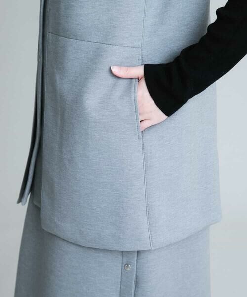 HIROKO KOSHINO / ヒロココシノ ベスト | 【洗える】ダブルエアベスト | 詳細7