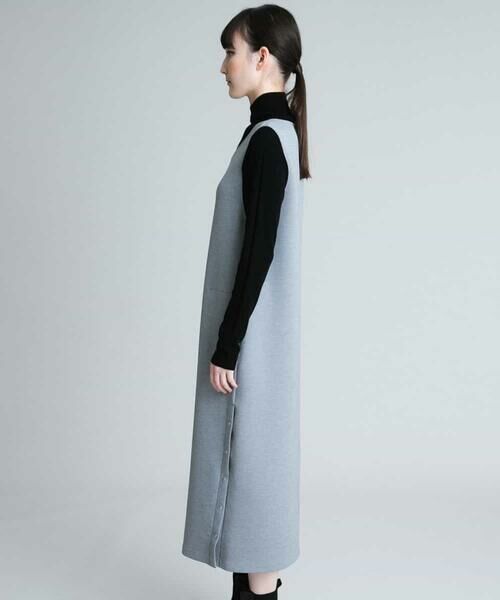 HIROKO KOSHINO / ヒロココシノ ロング・マキシ丈スカート | 【洗える】Vカットジャンパースカート | 詳細1
