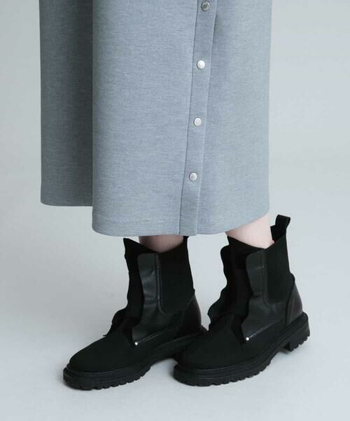 HIROKO KOSHINO / ヒロココシノ ロング・マキシ丈スカート | 【洗える】Vカットジャンパースカート | 詳細7