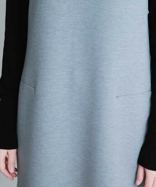 HIROKO KOSHINO / ヒロココシノ ロング・マキシ丈スカート | 【洗える】Vカットジャンパースカート | 詳細8