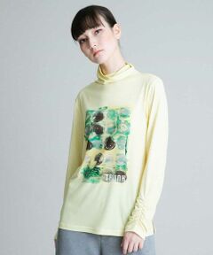 HIROKO KOSHINO / ヒロココシノ カットソー | 【洗濯機で洗える/日本製】プリントプルオーバー