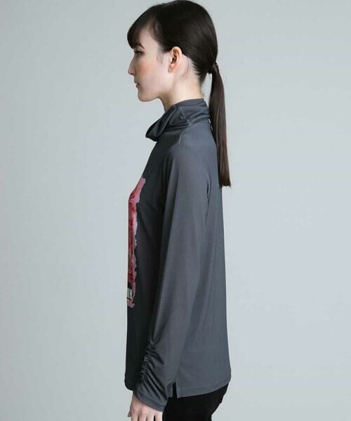 HIROKO KOSHINO / ヒロココシノ カットソー | 【洗濯機で洗える/日本製】プリントプルオーバー | 詳細1