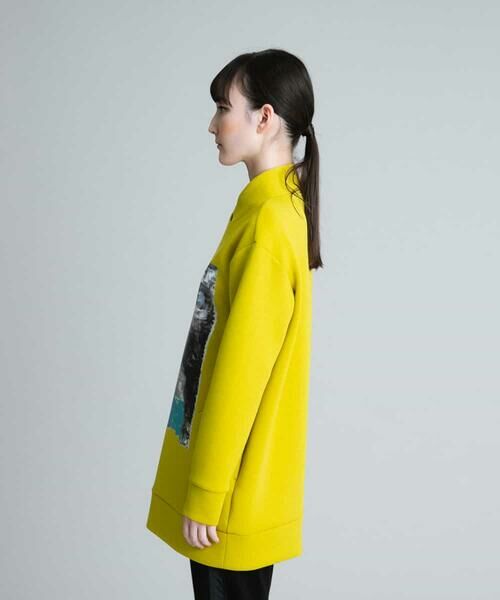 HIROKO KOSHINO / ヒロココシノ カットソー | 【洗濯機で洗える/日本製】ペインティングプリントプルオーバー | 詳細1