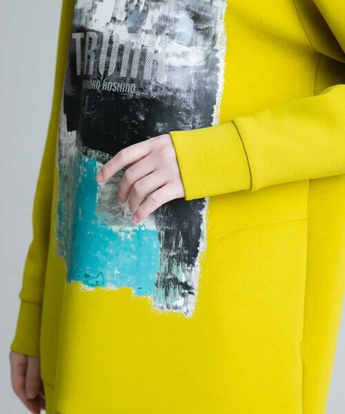 HIROKO KOSHINO / ヒロココシノ カットソー | 【洗濯機で洗える/日本製】ペインティングプリントプルオーバー | 詳細5