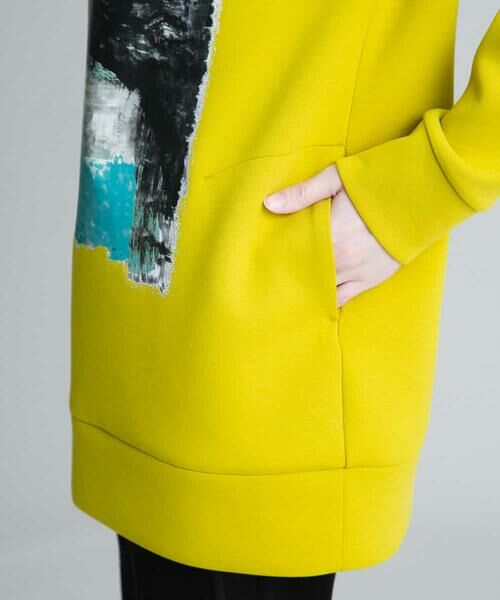 HIROKO KOSHINO / ヒロココシノ カットソー | 【洗濯機で洗える/日本製】ペインティングプリントプルオーバー | 詳細6