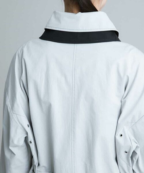 HIROKO KOSHINO / ヒロココシノ その他アウター | 【洗える】配色タフタコート | 詳細4