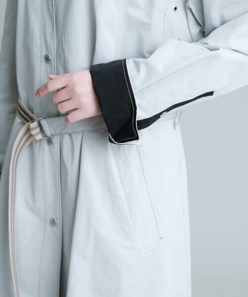 HIROKO KOSHINO / ヒロココシノ その他アウター | 【洗える】配色タフタコート | 詳細6