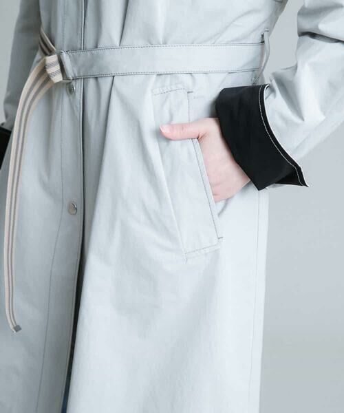 HIROKO KOSHINO / ヒロココシノ その他アウター | 【洗える】配色タフタコート | 詳細7