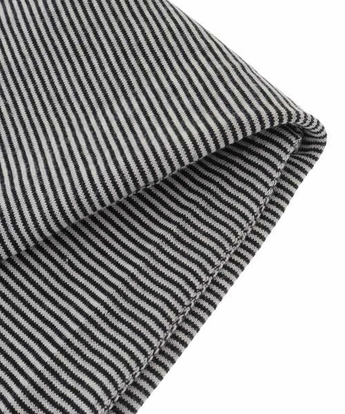 HIROKO KOSHINO / ヒロココシノ マフラー・ショール・スヌード・ストール | 【洗える/日本製】ニットボーダーストール | 詳細3