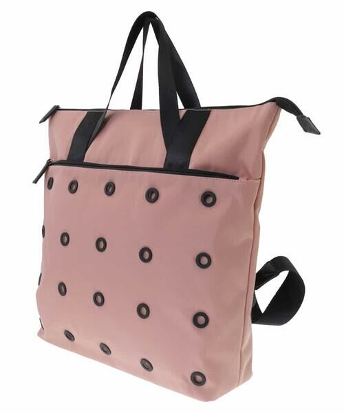 HIROKO KOSHINO / ヒロココシノ リュック・バックパック | 【2WAY】アイレットポケットリュック | 詳細1