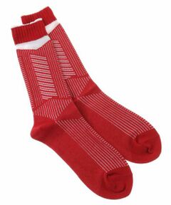 HIROKO KOSHINO / ヒロココシノ その他小物 | 【洗濯機で洗える/日本製】ジオメトリックジャカードソックス