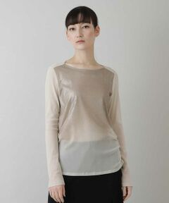 HIROKO KOSHINO / ヒロココシノ カットソー | 【洗える/日本製】グラデチュールプルオーバー