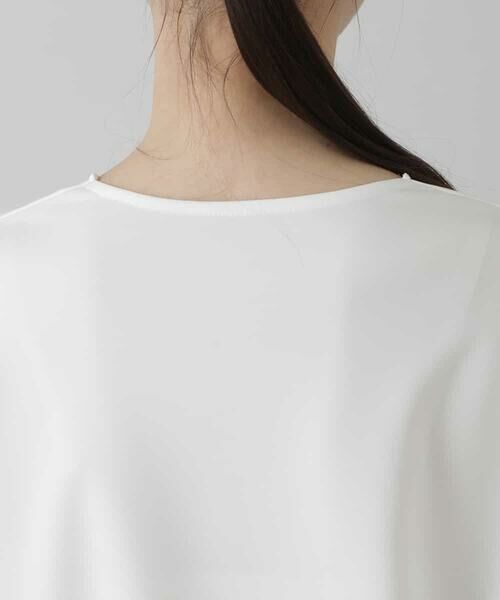 HIROKO KOSHINO / ヒロココシノ カットソー | 【洗える/日本製】エンブロイダリープルオーバー | 詳細3