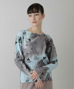 HIROKO KOSHINO / ヒロココシノ カットソー | 【洗える/日本製】アートデザインプルオーバー