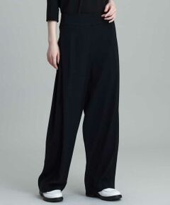 HIROKO KOSHINO / ヒロココシノ その他パンツ | 【日本製】サイドタックワイドパンツ