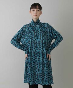 HIROKO KOSHINO / ヒロココシノ チュニック | 【洗える/日本製】ドットパターンドレープチュニック