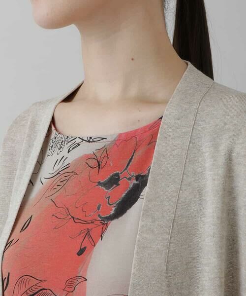 HIROKO KOSHINO / ヒロココシノ ニット・セーター | メタリックニットロングカーディガン | 詳細4