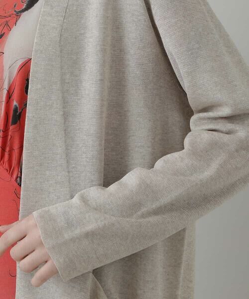 HIROKO KOSHINO / ヒロココシノ ニット・セーター | メタリックニットロングカーディガン | 詳細5