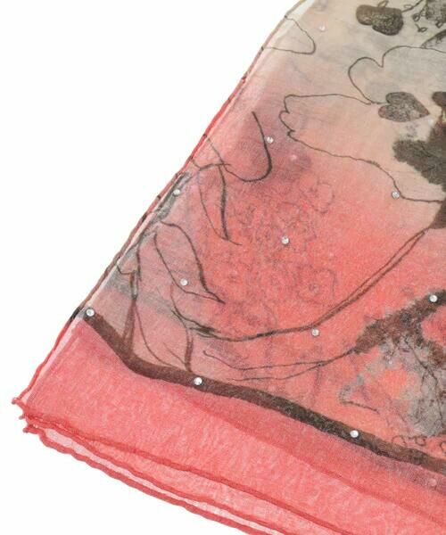 HIROKO KOSHINO / ヒロココシノ マフラー・ショール・スヌード・ストール | フラワープリントストール | 詳細1