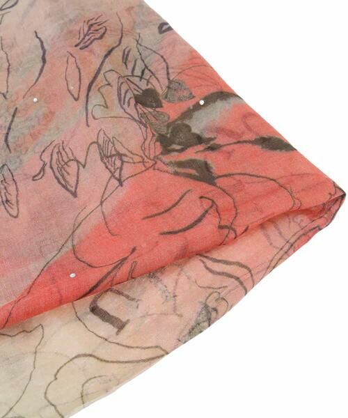 HIROKO KOSHINO / ヒロココシノ マフラー・ショール・スヌード・ストール | フラワープリントストール | 詳細2