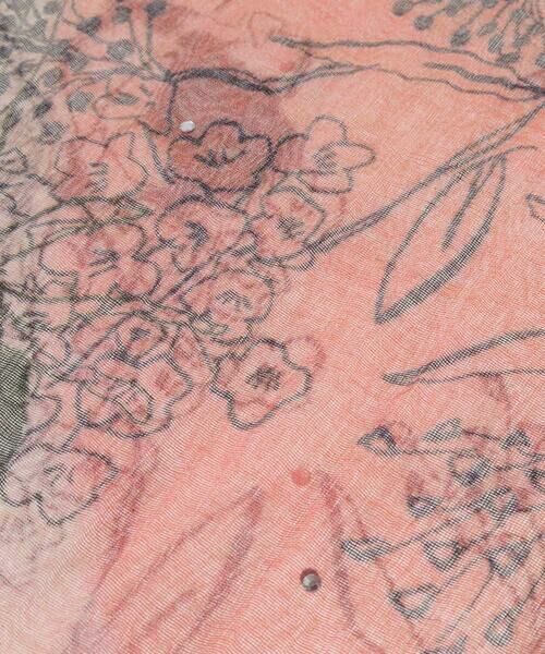 HIROKO KOSHINO / ヒロココシノ マフラー・ショール・スヌード・ストール | フラワープリントストール | 詳細3