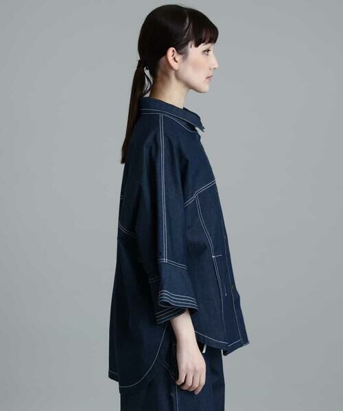 HIROKO KOSHINO / ヒロココシノ シャツ・ブラウス | 【洗濯機で洗える】デニムシャツジャケット | 詳細2