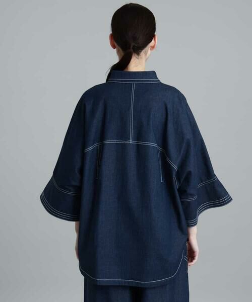 HIROKO KOSHINO / ヒロココシノ シャツ・ブラウス | 【洗濯機で洗える】デニムシャツジャケット | 詳細3