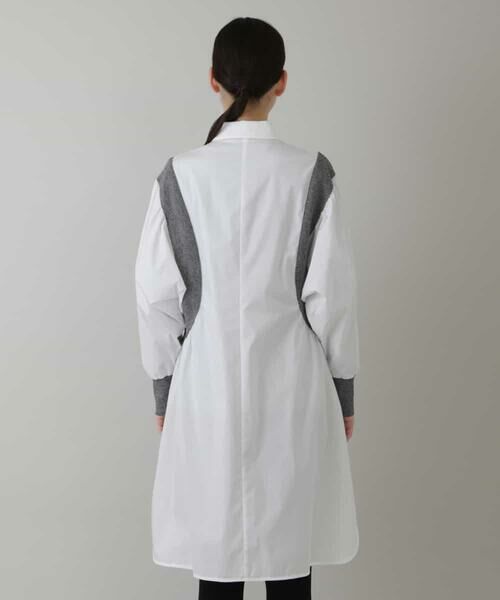 HIROKO KOSHINO / ヒロココシノ シャツ・ブラウス | 【洗濯機で洗える】リブアクセントブラウス | 詳細2