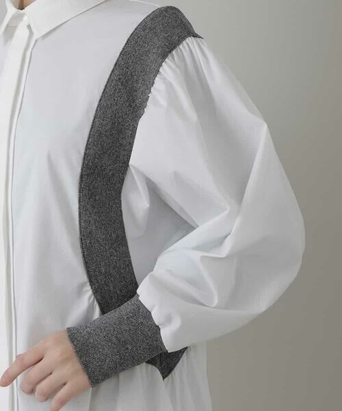 HIROKO KOSHINO / ヒロココシノ シャツ・ブラウス | 【洗濯機で洗える】リブアクセントブラウス | 詳細5