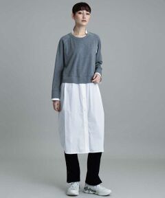 HIROKO KOSHINO / ヒロココシノ ロング・マキシ丈ワンピース | 【洗濯機で洗える】ジョイントデザインワンピース
