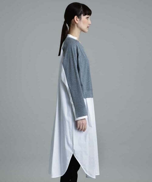 HIROKO KOSHINO / ヒロココシノ ロング・マキシ丈ワンピース | 【洗濯機で洗える】ジョイントデザインワンピース | 詳細1