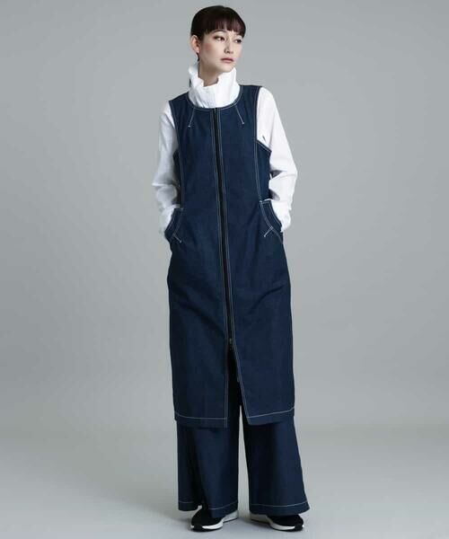 HIROKO KOSHINO / ヒロココシノ ロング・マキシ丈ワンピース | 【洗濯機で洗える】デニムワンピース | 詳細1