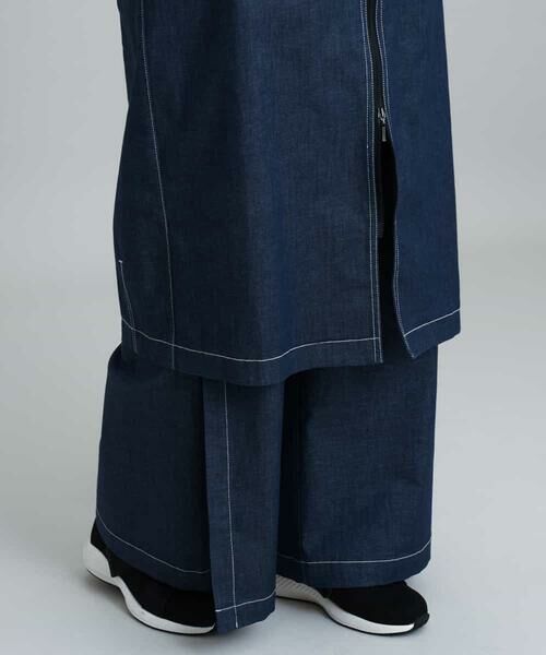 HIROKO KOSHINO / ヒロココシノ ロング・マキシ丈ワンピース | 【洗濯機で洗える】デニムワンピース | 詳細5