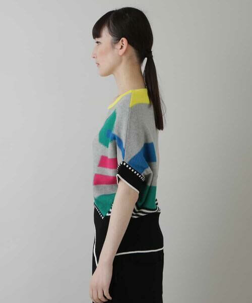 HIROKO KOSHINO / ヒロココシノ ニット・セーター | アートデザインニットトップス | 詳細1