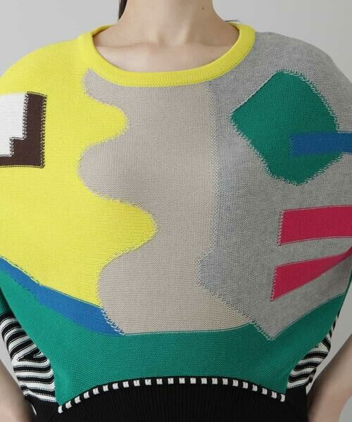 HIROKO KOSHINO / ヒロココシノ ニット・セーター | アートデザインニットトップス | 詳細7