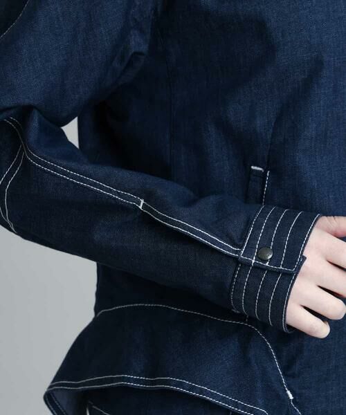 HIROKO KOSHINO / ヒロココシノ その他アウター | 【洗濯機で洗える】デニムデザインジャケット | 詳細5