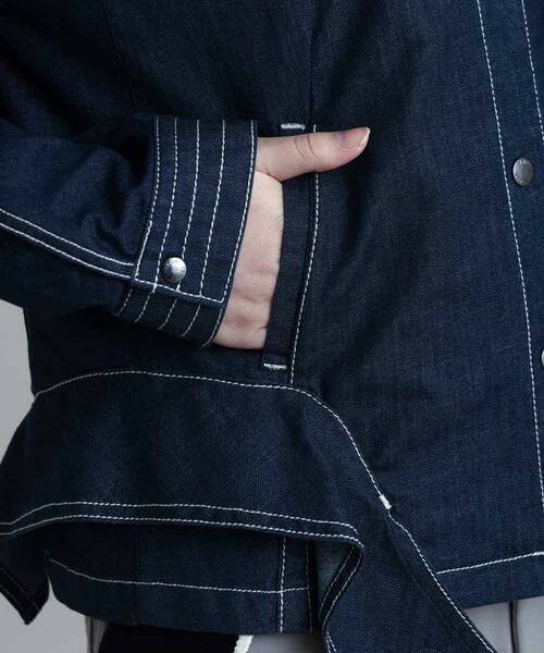HIROKO KOSHINO / ヒロココシノ その他アウター | 【洗濯機で洗える】デニムデザインジャケット | 詳細6