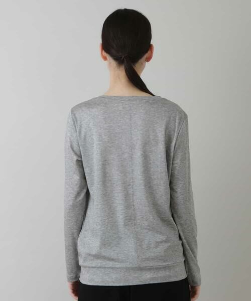 HIROKO KOSHINO / ヒロココシノ カットソー | 【洗濯機で洗える/日本製】ロゴベーシックカットソー | 詳細2