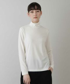 HIROKO KOSHINO / ヒロココシノ カットソー | 【洗濯機で洗える/日本製】ハイネックプルオーバー