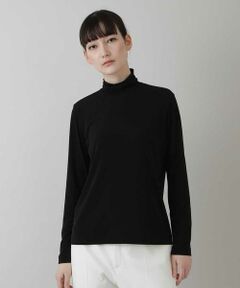 HIROKO KOSHINO / ヒロココシノ カットソー | 【洗濯機で洗える/日本製】ハイネックプルオーバー
