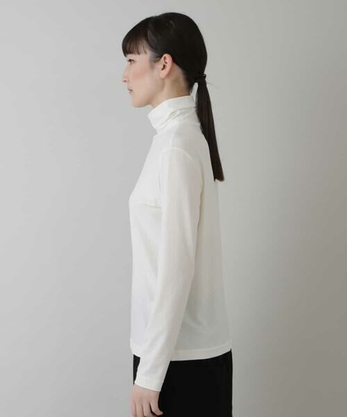 HIROKO KOSHINO / ヒロココシノ カットソー | 【洗濯機で洗える/日本製】ハイネックプルオーバー | 詳細1